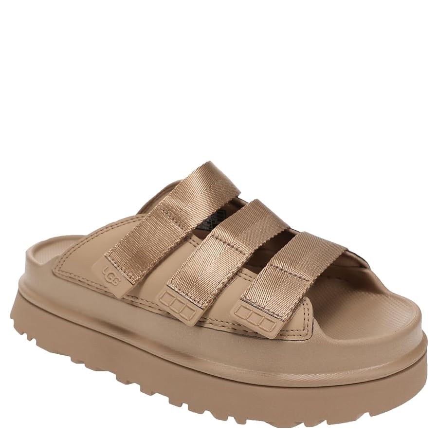 UGG オールジェンダー GoldenGlow Slideブラック 25cm アグ UGG GOLDENGLOW SLIDE （BLACK） - ファッション通販